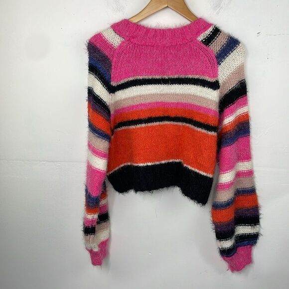 Free People Snowbird Sweater Multicolored Stripes size XS - Picture 8 of 16